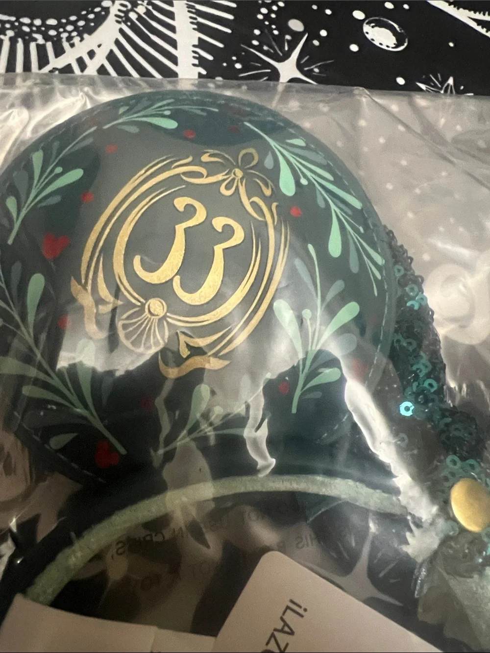 Disneyland Club 33 Holiday Christmas 2024 Loungefly Minnie Ears Headband NIP